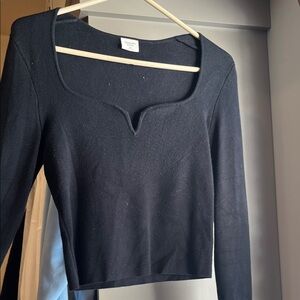 Abercrombie & Fitch Black sweater Top